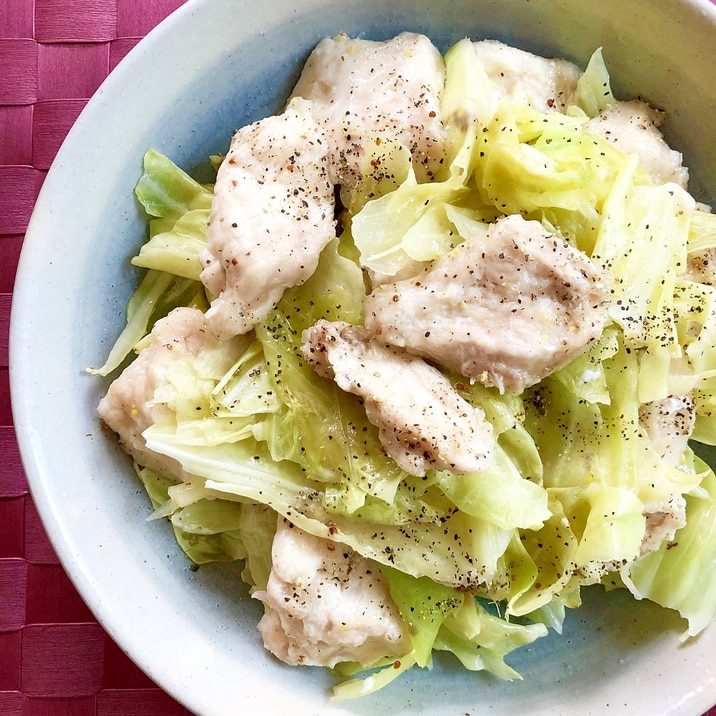レンジで簡単 鶏むね肉とキャベツの温サラダ風 レシピ 作り方 By はぁぽじ 楽天レシピ レンジで簡単 鶏むね肉とキャベツの温サラダ風 レシピ 作り方 By はぁぽじ 楽天レシピ